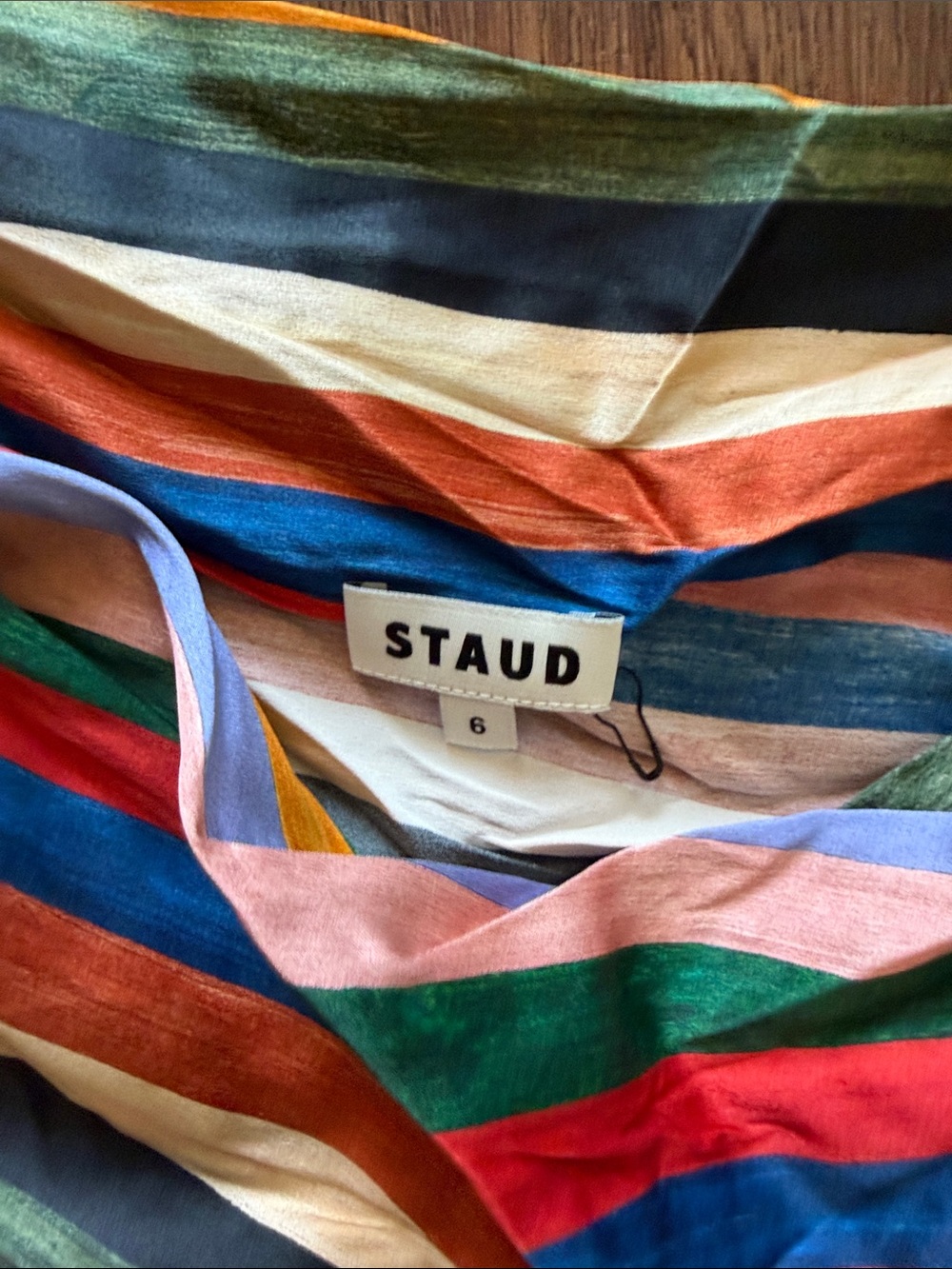 STAUD Phare Silk Maxi Dress - Picture 6 of 8